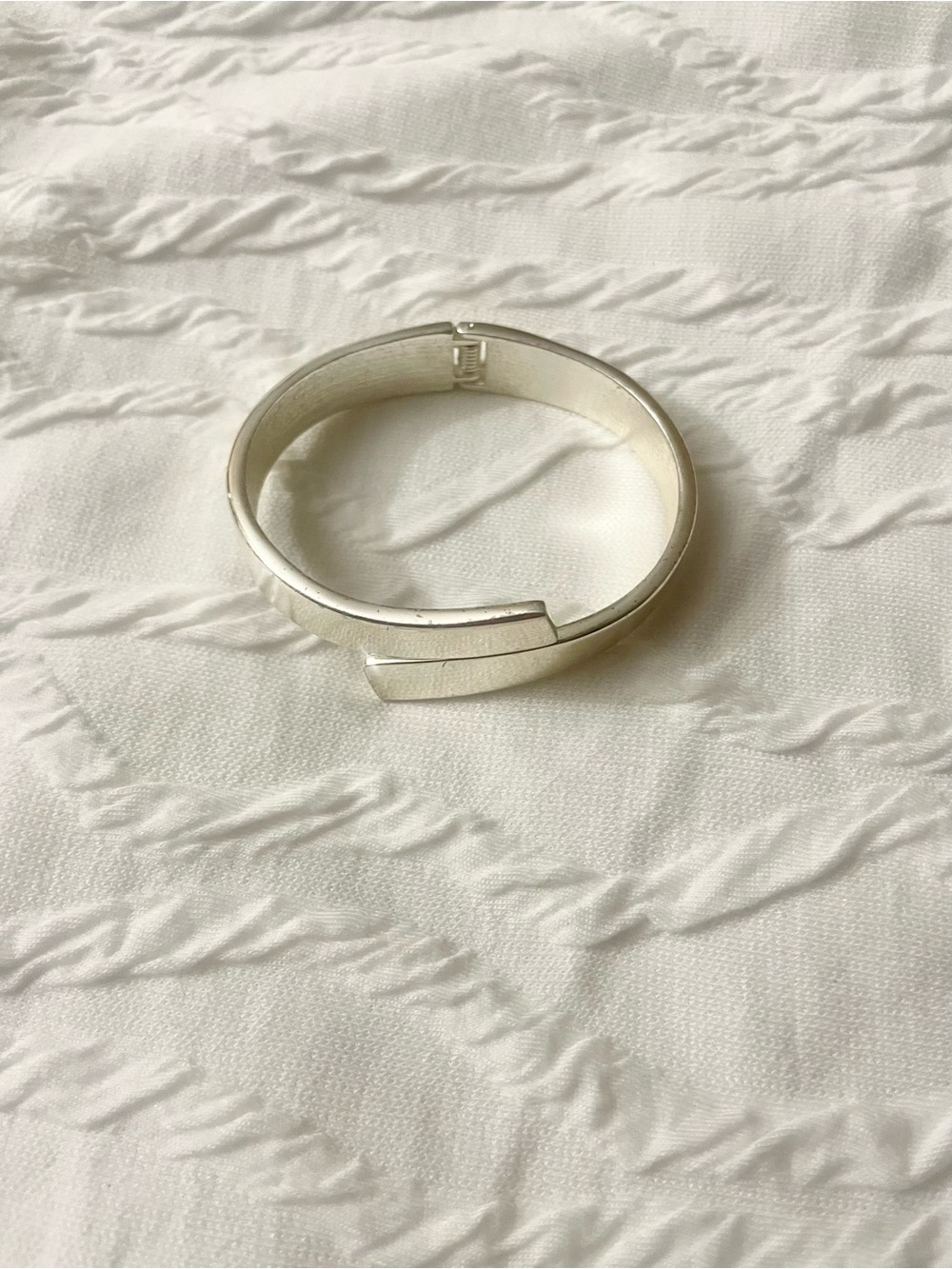 Silver Open-Style Cuff Bracelet